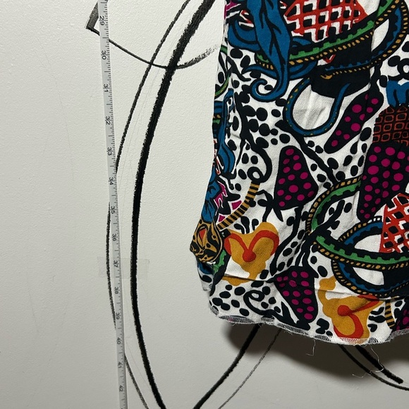 Veronica Beard High Waist Relaxed Leg Colorful Floral Pants, Womens 2 w/Pockets - Picture 5 of 12